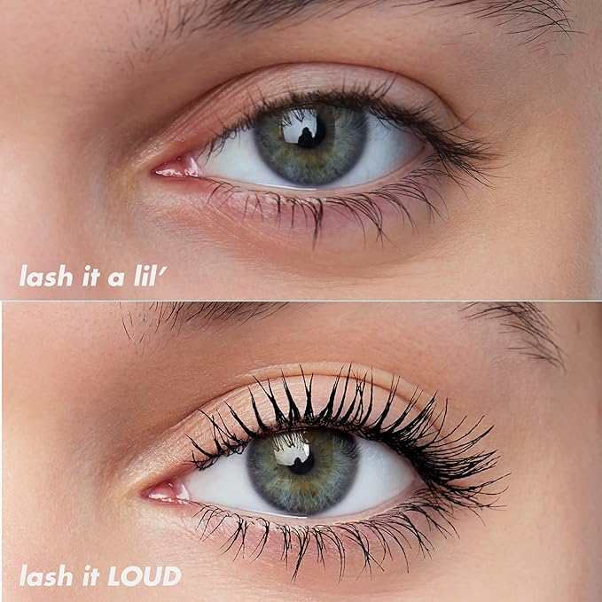 e.l.f. Lash It Loud Mascara Mini, Volumizing & Intensely Pigmented Formula For Fuller & Bolder Lashes, Adds Dimension, Vegan & Cruelty-Free, Black