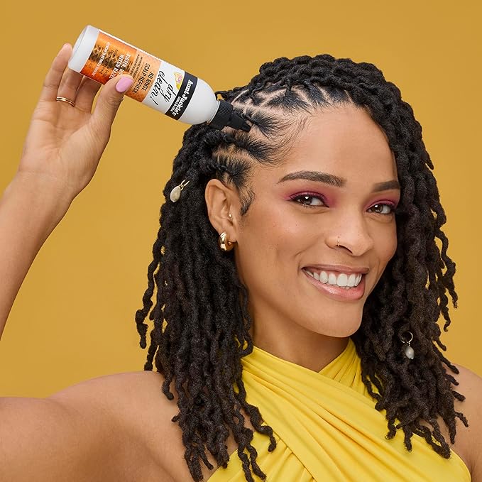 Aunt Jackie’s Braid + Twist Collection Dry Clean! No Rinse Scalp Refresh – Detox and Moisturize Scalp with Witch Hazel, Scalposine, Biotin, and Honey – 6 fl oz