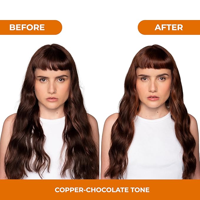 naissant Copper Chocolate Hair Toning Mask | Ultra High-Purity Pigments | Deposits Copper-Chocolate Tone | Hyaluronic Acid, Collagen & Biotin | Paraben, Ammonia & Sulfate Free | 10.1 Fl. Oz