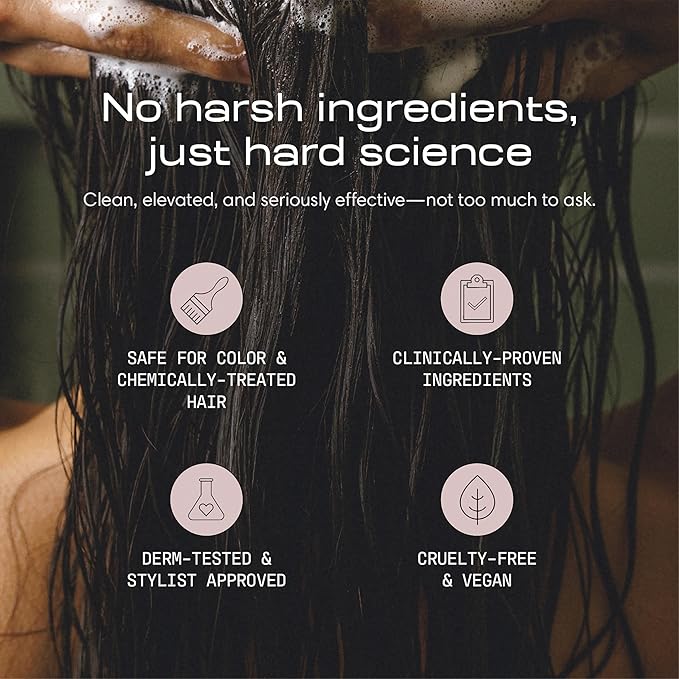 Jupiter Anti Dandruff Shampoo & Conditioner for Men & Women for Flaky, Itchy, Oily & Dry Scalp - Nourishes Scalp and Reduces Breakage & Flakes - Color-Safe, Sulfate-Free, Paraben-Free