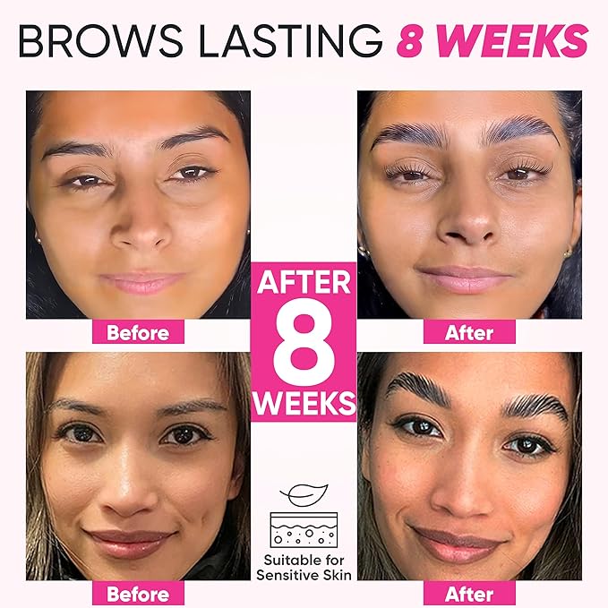 Elevate the Beauty Professional Brow Lamination Kit | Eyebrow Lamination Kit for Professional or DIY Use | 5 Laminations with Individual Sachets | Training Ebook & Brushes Included