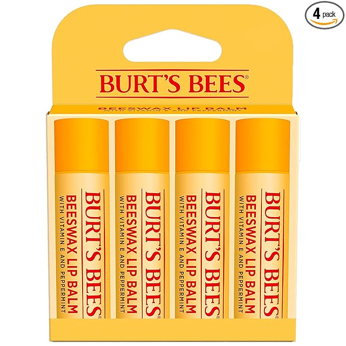 Burt's Bees 100% Natural Moisturizing Lip Balm (Original Beeswax)