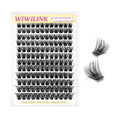 Magic Lash Clusters 10-18mm Fluffy Eyelash Clusters DIY Lash Extension 0.3mm Wispy Individual Cluster Eyelash Extensions D Curl Volume False Eyelashes