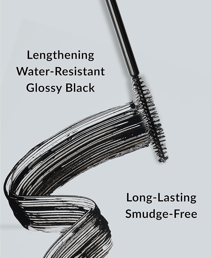 DHC Mascara Perfect Pro Double Protection, Water Resistant Lengthening Mascara, Tubing Technology, All-day wear, Black