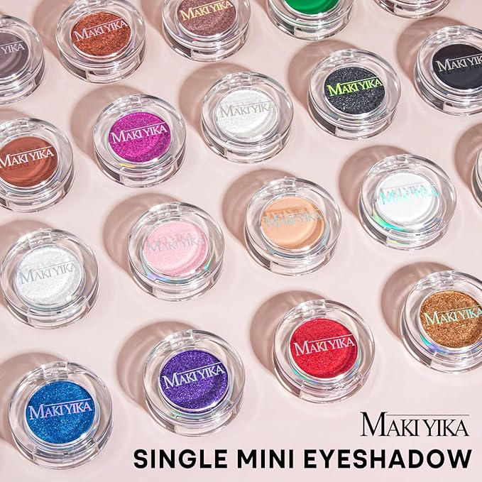 MAKI YIKA Dark Bronze Crème Eyeshadow Single Shimmer bronze Cream Eye Shadow palette for Women Color Stay Long Lasting Waterproof Eye Makeup Monochrome Eyeshadows,#18
