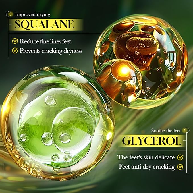 Moisturizing Aloe Vera Foot Mask with Aloe Vera and Hyaluronic Acid, Hydrating Masks for Dry Cracked Feet, Dry Skin Moisturizer Exfoliating Mask for Soft and Smooth Feet - Men Women - 3 Pack
