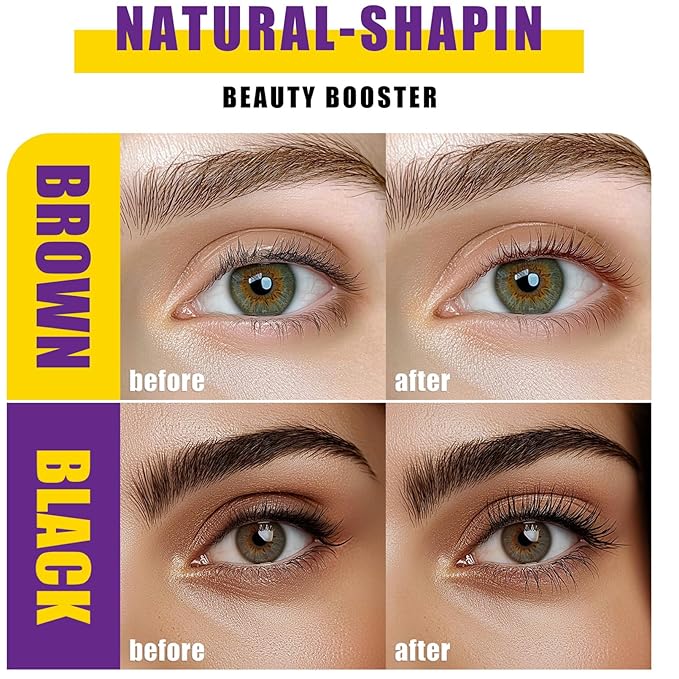 Colossal Bubble Mascara - Air Volume & Curl Formula for Lashes, Clump-Proof & Long-Lasting, Enhances Natural Look with Curl Boost Lash (#02 Brwon)