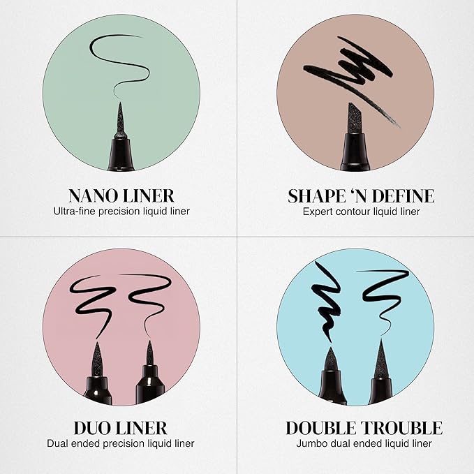 Absolute New York Shape N' Define Super Slim Angled Tip Double Ended Liner