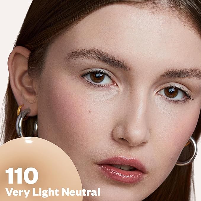 Kosas Revealer Liquid Foundation SPF 25 – Medium Buildable Coverage, Hydrating Natural Glow Finish, Very Light Neutral 110