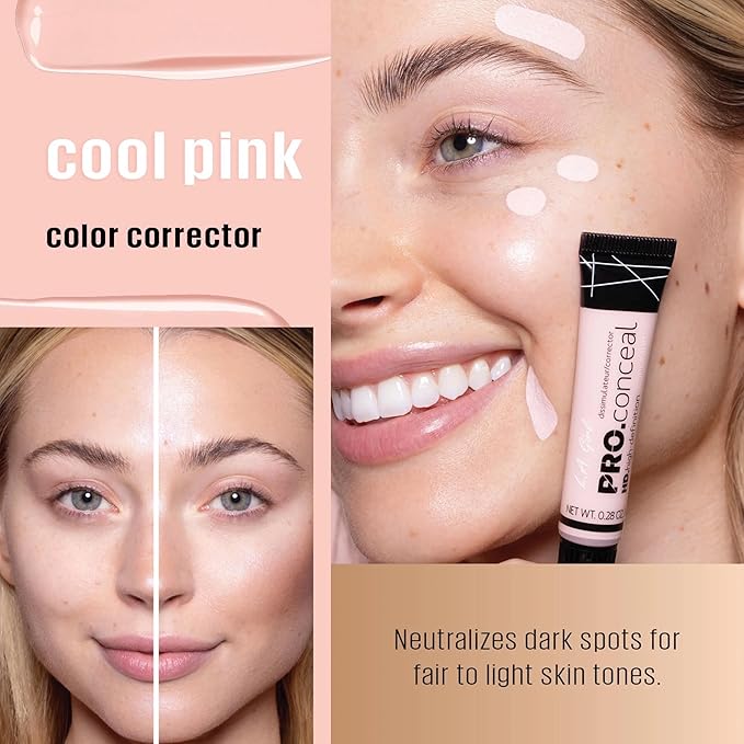 L.A. Girl HD Pro.Conceal, Cool Pink Corrector GC965