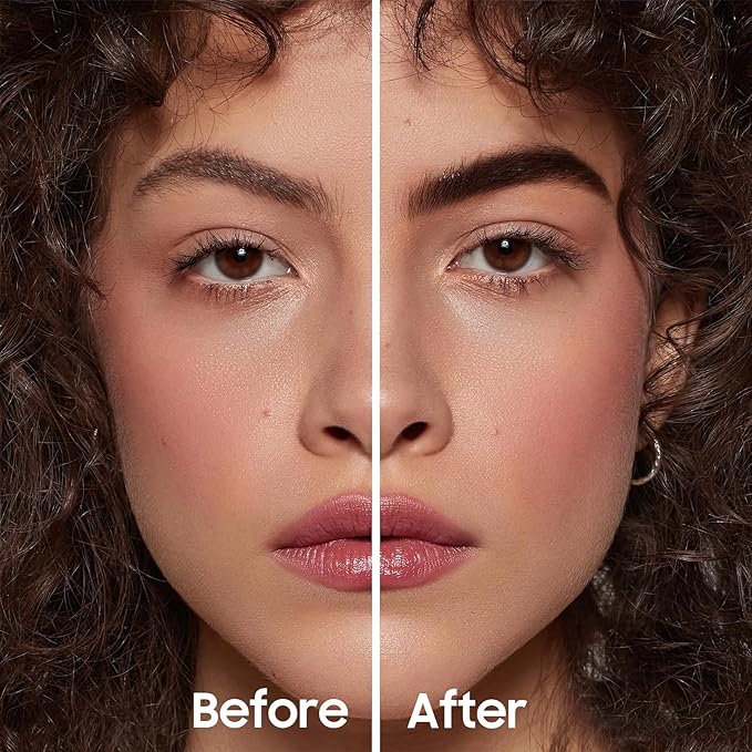 Eyebrow Gel - Peel Off Eyebrow Tint with Eyebrow Stencils, Long-Lasting & Waterproof Brow Gel for Women and Girls Create Fuller & Defined Brows Makeup (Gray Brown)