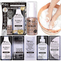Pedicure Foot Soak Set - Upgraded 6 in 1 Foot Spa, Foot Bath Spa, Pedicure Kit, Foot Soak for Tired & Dry Cracked Feet, Athletes Feet, Bad Odor, Softens Calluses,Golden Petals