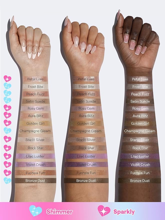 SHEGLAM Crystal Jelly Glaze Stick for Eyeshadow-03 Peach Fuzz