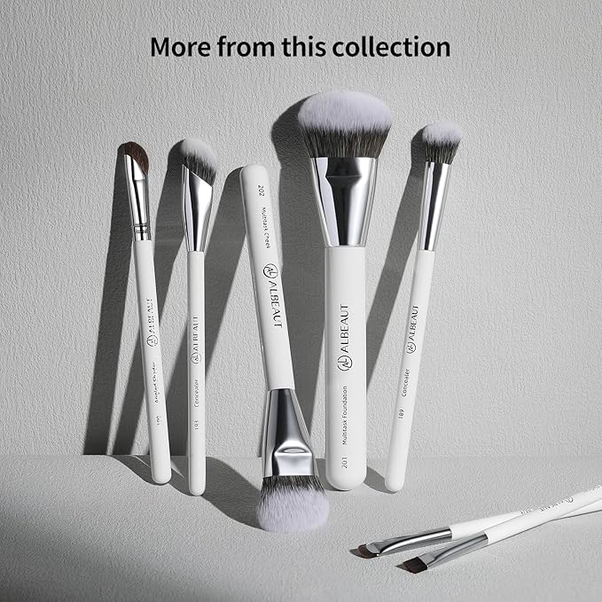 Albeaut Flat Eyebrow Concealer Brush, Eyeliner Definer Makeup Brush Winged Liner for gel powder products (188 flat definer)