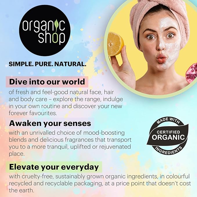 Organic Shop Body Scrub Natural Sicilian Orange and Sugar 250ml
