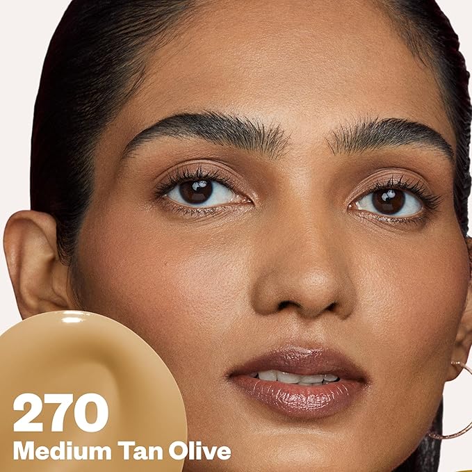 Kosas Revealer Liquid Foundation SPF 25 – Medium Buildable Coverage, Hydrating Natural Glow Finish, Medium Tan Olive 270