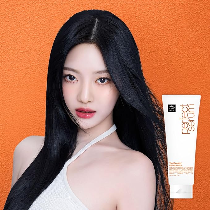 Mise En Scene Perfect Serum Treatment | Korean Hair Mask for Hair Coating Effect, Treatment at Home Care, Wash off Nutritient conditioner, 11.15 Fl. Oz.(330ml)