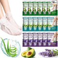 18 Pack Moisturizing Foot Mask, Hydrating Foot Masks for Dry Cracked Feet, Moisturizing Socks Dry Skin Moisturizer for Soft and Smooth Touch Feet, Foot Care Spa Gifts for Women Men Mothers Day Gifts