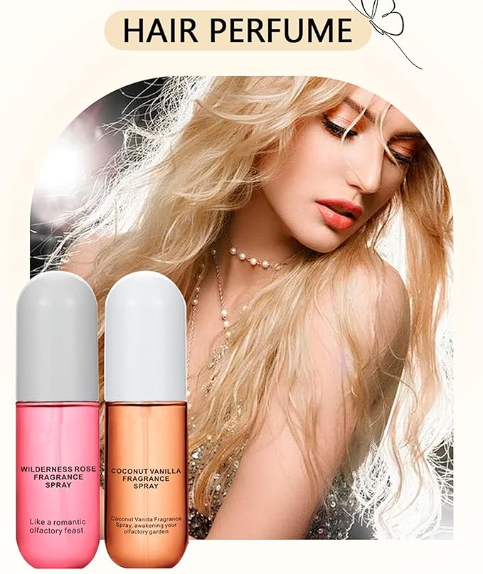 Fragrance Body Spray Coconut Vanilla Wild Rose Fragrance For Men And Women Hair And Body Spray Long Lasting Perfume Spray (Coconut Vanilla Flavor)