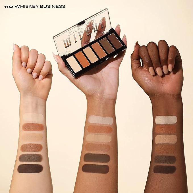 Milani Gilded Mini Eyeshadow Palette with 6 Matte & Shimmer Hues - Whiskey Business