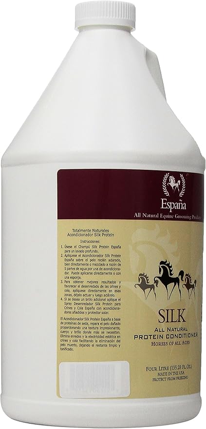 Espana Silk ESP1025E Specially Formulated Silk Protein Conditioner for Horses, 135.28-Ounce
