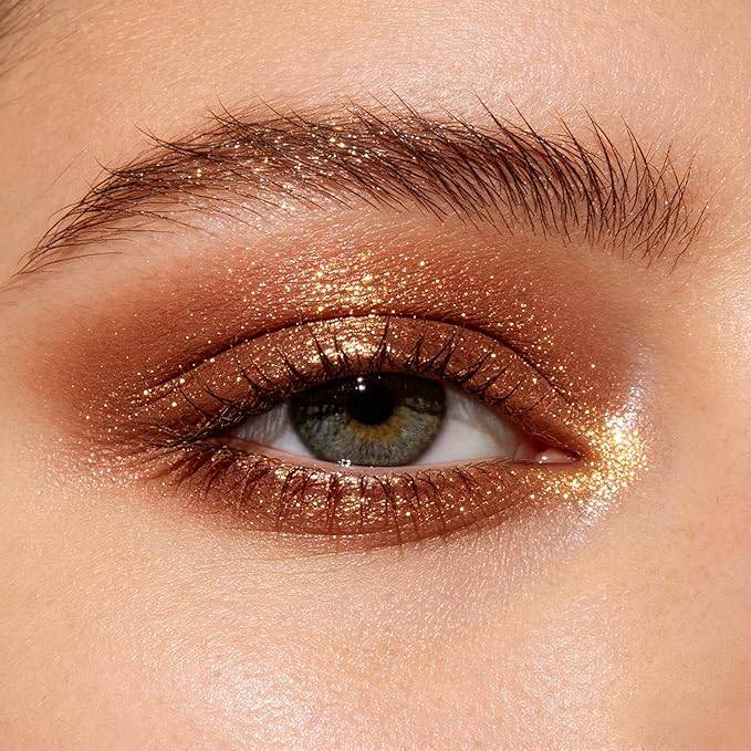 Bistopia，Pearlescent cream eyeshadow, shimmering, with a smooth texture that blends easily; a translucent metallic glitter eyeshadow that delivers a long-lasting, sparkling finish, 2g (#24)