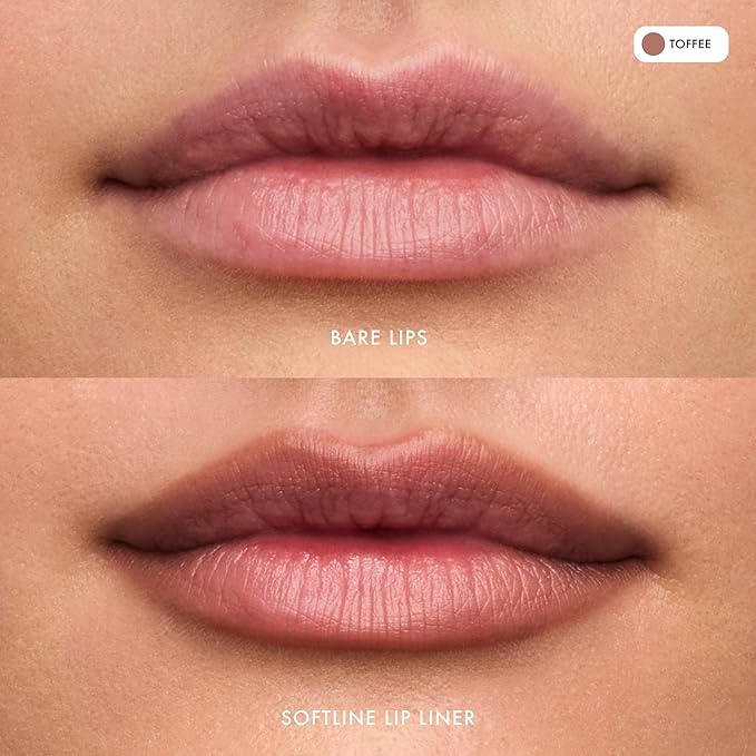 Summer Fridays SoftLine Lip Liner Pencil - Creamy, Long-Lasting Matte Lip Pencil for Sculpted Definition - Skin Care Infused Makeup with Hyaluronic Filling Spheres + Jojoba Oil - Toffee (1.02 g)