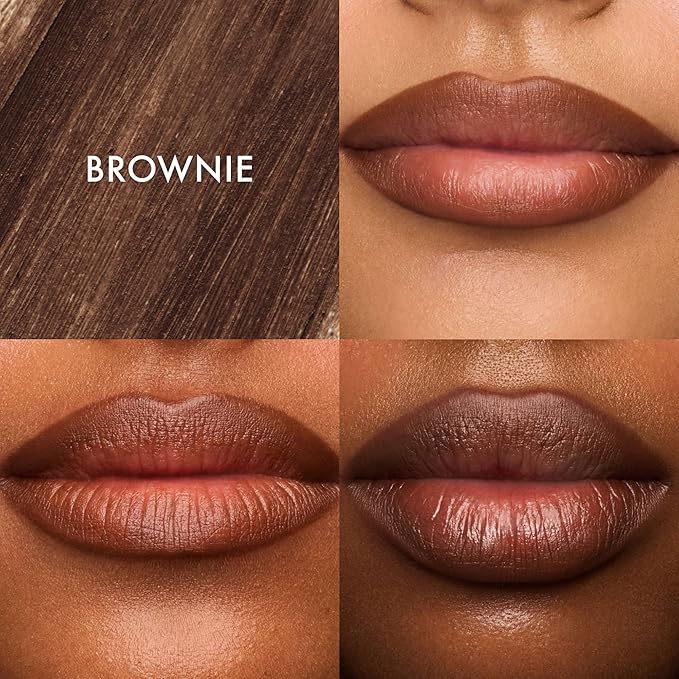 Summer Fridays SoftLine Lip Liner Pencil - Creamy, Long-Lasting Matte Lip Pencil for Sculpted Definition - Skin Care Infused Makeup with Hyaluronic Filling Spheres + Jojoba Oil - Brownie (1.02 g)