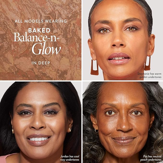 LAURA GELLER NEW YORK Baked Balance-N-Glow Illuminating Foundation - Deep - Buildable Sheer to Light Coverage - Satin Finish