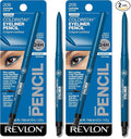 REVLON ColorStay Pencil Waterproof Eyeliner, Smudge-Proof, Eye Makeup with Built-In Sharpener, Packaging May Vary, 205 Sapphire, 0.01 oz (Pack of 2)