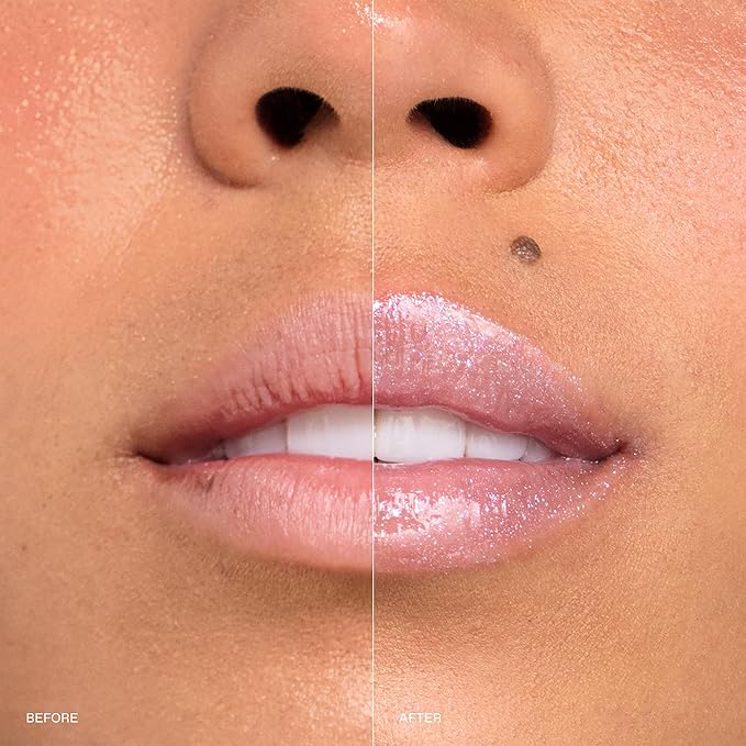 r.e.m. beauty by ariana grande On Your Collar Plumping Lip Gloss | High Shine Plumping Gloss | Hydrating Comfort | Iridescent Duochrome Finish (Jelly Sandals)