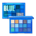 UCANBE Bright Neon Eyeshadow Makeup Palette-15 Shades High Pigmented Purple Blue Yellow Shimmer Matte Glitter Metallic Eyes Shadow Colorful Vibrant Creamy Make Up Pallets Kit - Blue Tonic…
