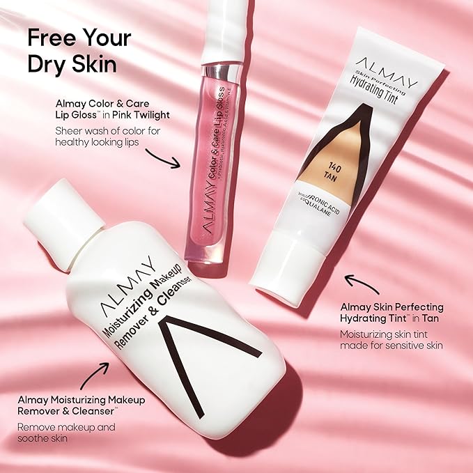 Almay Hydrating Liquid Foundation Tint, Lightweight with Light Coverage, Naturally Dewy Finish, Hypoallergenic, Dermatologist TestedFragrance Free, 120 Beige, 0.94 fl oz. (Pack of 2)