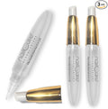 Nail Care Headquarters Refillable Empty Squeeze Cuticle Pens, perfect for holding Simply Pure Nail & Cuticle Oil - Gold Cap 3 Pack