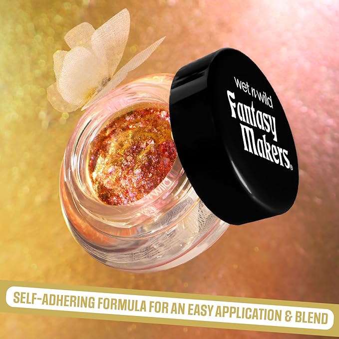 wet n wild Halloween Fantasy Makers Chameleon Chrome Eyeshadow Foil, Intense Multi-Chrome Pigment, Mesmerizing Blendable Color Shift Foil Finish, Cruelty-Free - Mariposa Magic