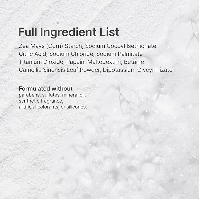 Angel’s Powder Enzyme Powder Cleanser for Face – Gentle Exfoliating Facial Wash for Sensitive Skin, Korean Skincare, pH 5.5, 5.29 oz