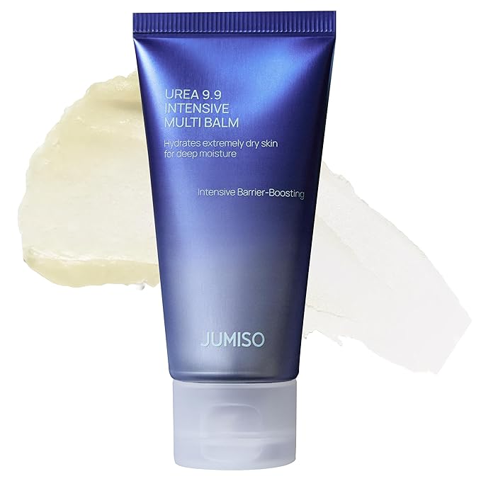 JUMISO Urea 9.9 Intensive Multi Balm - Korean Moisturizer for Extremely Dry Rough Cracked Skin - Deep Hydrating, Barrier Repair with Ceramide NP, Panthenol, TECA Liposome, Fast Absorbing, 1.69 oz