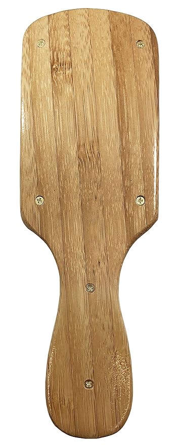 Bass Brushes 100% Wild Boar Bristle Classic Men's Club Style Hair Brush, with 100% Pure Bamboo Handle, Shines, Conditions, and Polishes. Model #153