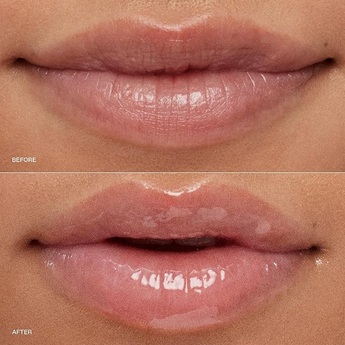 r.e.m. beauty by ariana grande | Essential Drip Glossy Balm in Cosmo | High Shine Nourishing Lip Balm | Hydrating Hyaluronic Acid | Smooth Glossy Finish