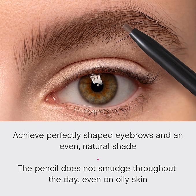 Vivienne Sabó Brow Arcade Eyebrow Pencil – Micro Definer with Brush for Natural Shaping, Long-Wear Color for Full, Defined Arches, Shade 02 Chocolate Brown, 0.035 oz