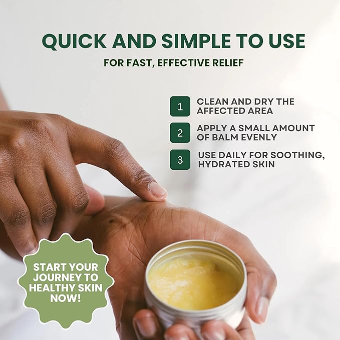 KESMEDIK Tea Tree Oil Balm for Skin, Soothes Itching, Rashes & Dry Skin, Antifungal Defense for Athlete’s Foot, Jock Itch, Chafing, Bug Bites & Eczema, Natural, Effective & Safe for All Ages, 2-Pack
