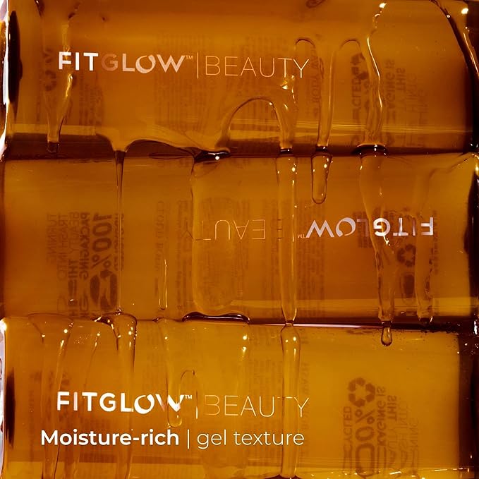 FITGLOW Beauty Cloud Body Wash | Barrier-Protecting Hydrating Gel Cleanser with Ceramides + Cloudberry | Multi-Use for Body, Face & Hair | Gentle, Non-Stripping | 500ml / 16oz