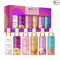 So…? Unique Body Mist Set - Perfumes for Women with Fresh, Floral, Sweet Scents - 6 Hour Wear Body Spray for Women - Travel Size Gift Set - 6 pcs