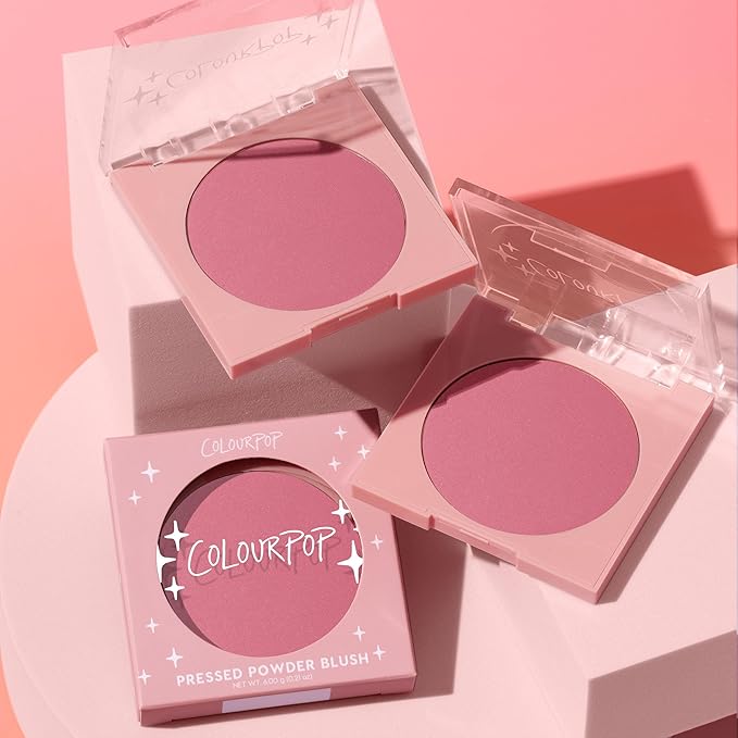ColourPop Silky Powder Blush - Long-Wear Blush for Cheeks with Medium-Buildable Coverage - Leaves Skin with a Soft, Matte Finish - New To U (0.21 oz)
