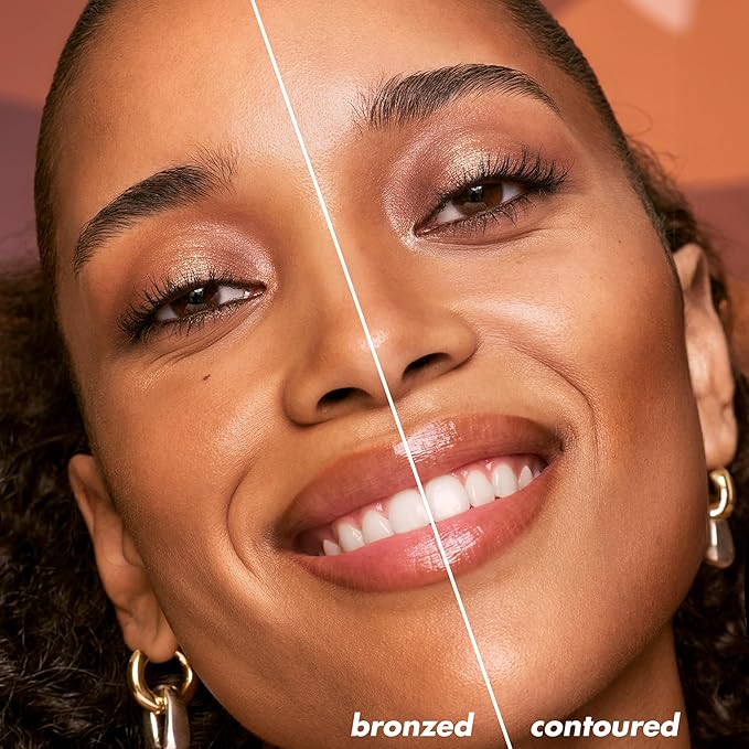 e.l.f. Camo Liquid Bronzer & Contour, Silky Pigmented Formula, Long-Lasting Glow for A Sun-Kissed, Sculpted Finish, Vegan & Cruelty-Free, 5 Medium