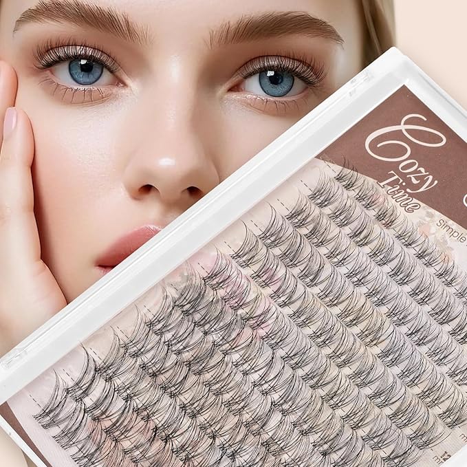 JMS&JM Lash Clusters Kit Lash Clusters Easy to Apply at Home Easy to Apply at Home(Flora,8-18mix)