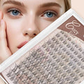 JMS&JM Lash Clusters Kit Lash Clusters Easy to Apply at Home Easy to Apply at Home(Flora,8-18mix)