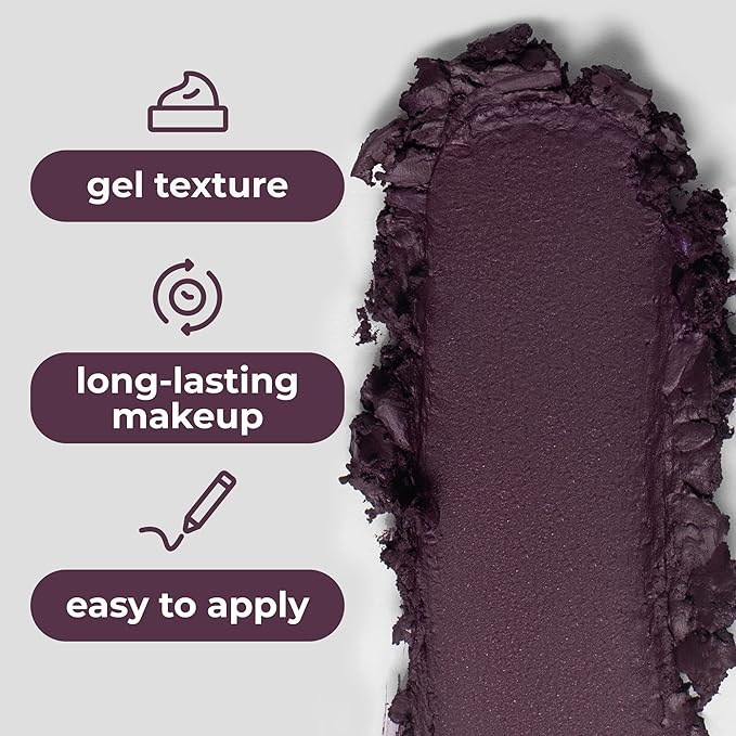Lamel No Smudge Gel Eyeliner - Violet - Waterproof Eyeliner Pencil - 10-Hour Wear, Sharpenable, Contact Lens Friendly, Vegan - Creamy & Sweat Proof Pencil - Highly Pigmented - 404 Shade
