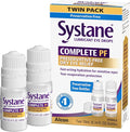 Systane Complete Preservative Free Dry Eye Drops, 0.34 Fl Oz, 2 Count, Contains Propylene Glycol 0.6%, Multi-Dose Lubricating Eye Drops For Irritation & Dryness, Hydrating & Soothing