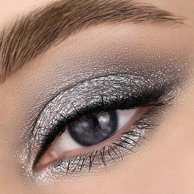 Liquid Eyeshadows, Long-lasting Liquid Glitter-Eyeshadows Colorful Eye Shadows for Eye-Makeup (Medium Brown)